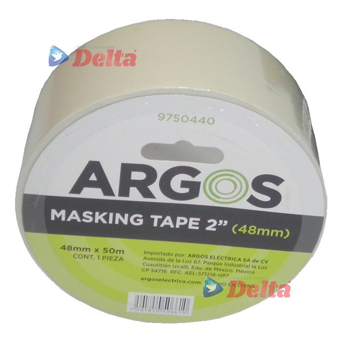 CINTA MASKING TAPE ARGOS 2" X 50 MTS  (9750440)   EMP-6